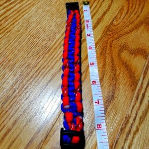 NY Rangers Inspired Paracord Bracelet